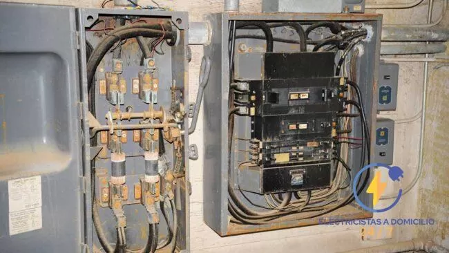 Fusibles que se funden: causas y revisión segura Fusible eléctrico fundido dentro de un portafusible